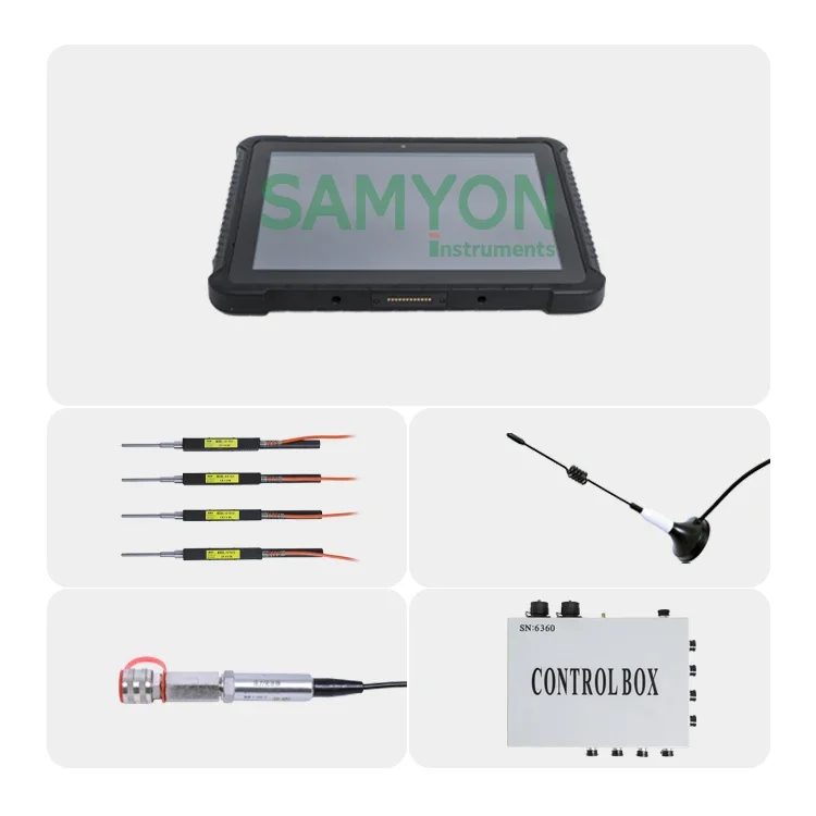 SAMYON 0.01%FS Resolution Test Pile Capacity SLPT WIFI Automatic Static Loading Pile Tester