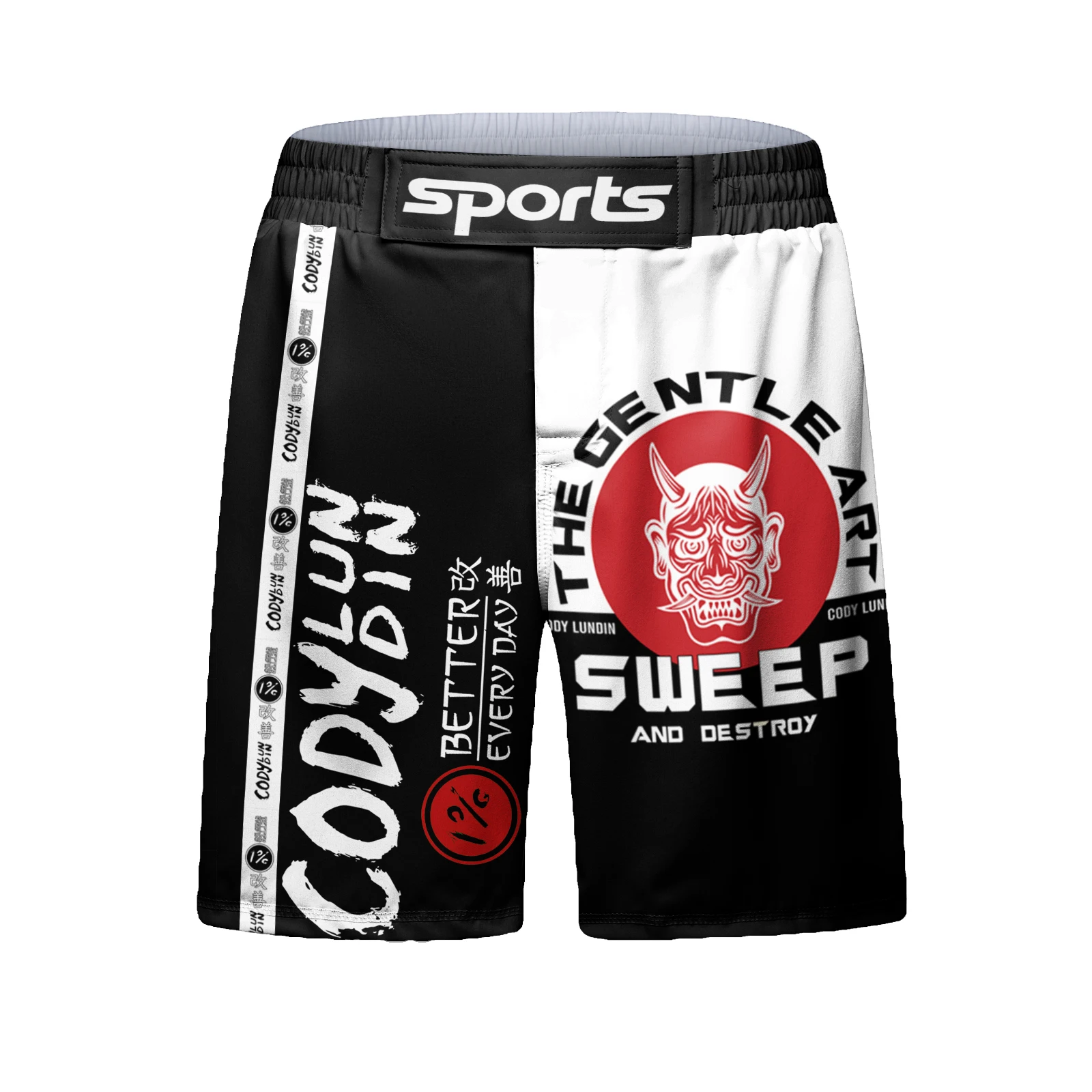 2024 New Training Fight Shorts Men\'s Boxing MMA Combat BJJ Grappling Fitness Muay Thai Kickboxing No Gi Bjj Short Pants Custom