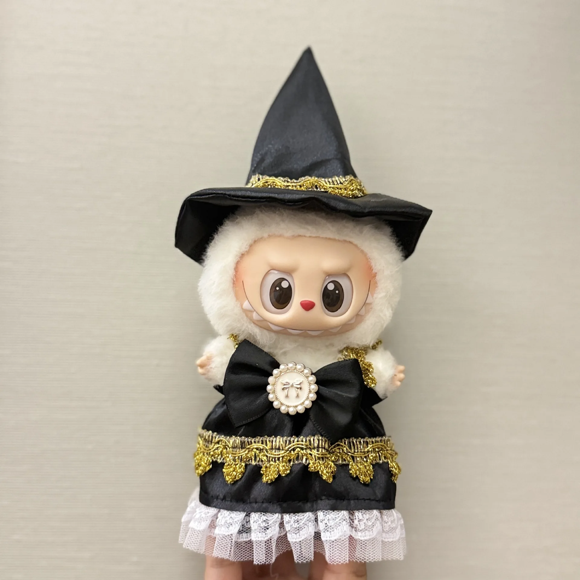 Clothes For Labubu Dolls Halloween Themed Outfits Suitable For 15/17cm 1st 2nd 3rd Gen Dolls With Elements Like Witch Hats