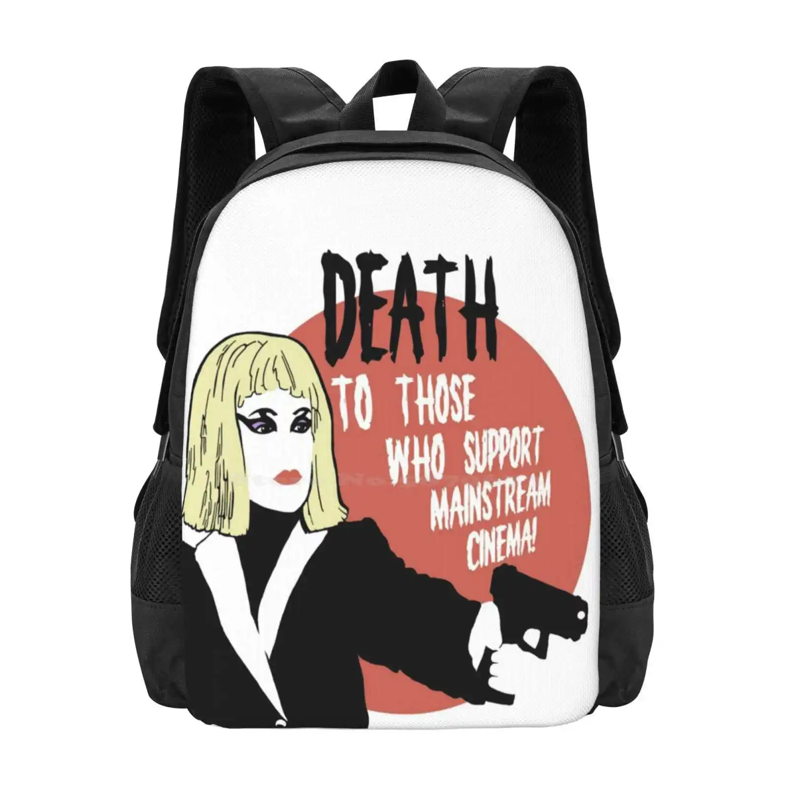 Cecil B Demented John Waters Pattern Design Laptop Travel School Bags Melanie Griffith Cecil B Demented John Waters Movies Cult