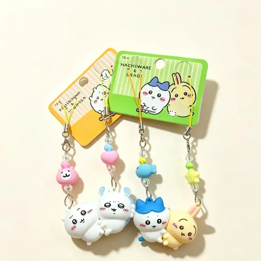 Chiikawa Series Magnetic Pair Keychain Hard Personalized Exquisite Creative Cartoon Doll Small Pendant Small Christmas Gift