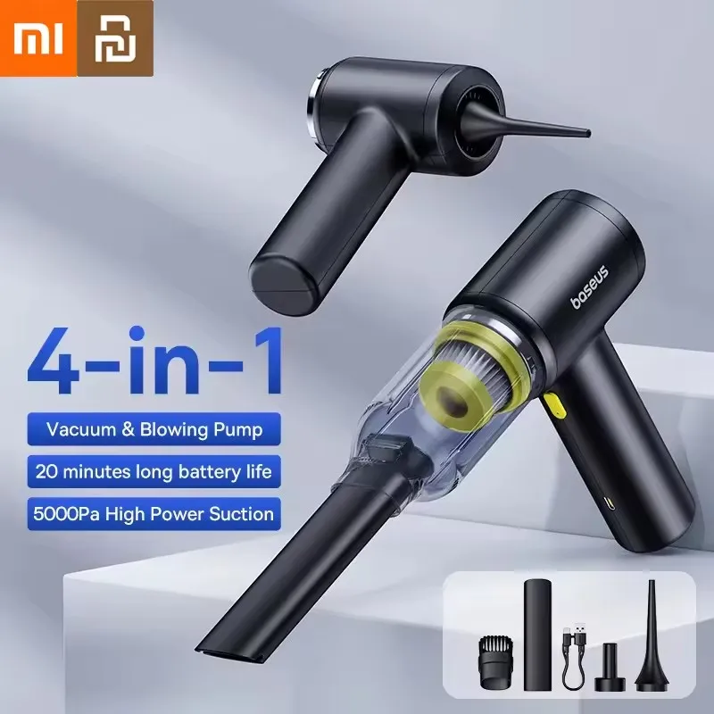 

Xiaomi Youpin Car Vacuum Cleaner Wireless Air Dust Blower Gun Powerful Portable Car Cleaning Appliance Cordless Vehicle Cleaner