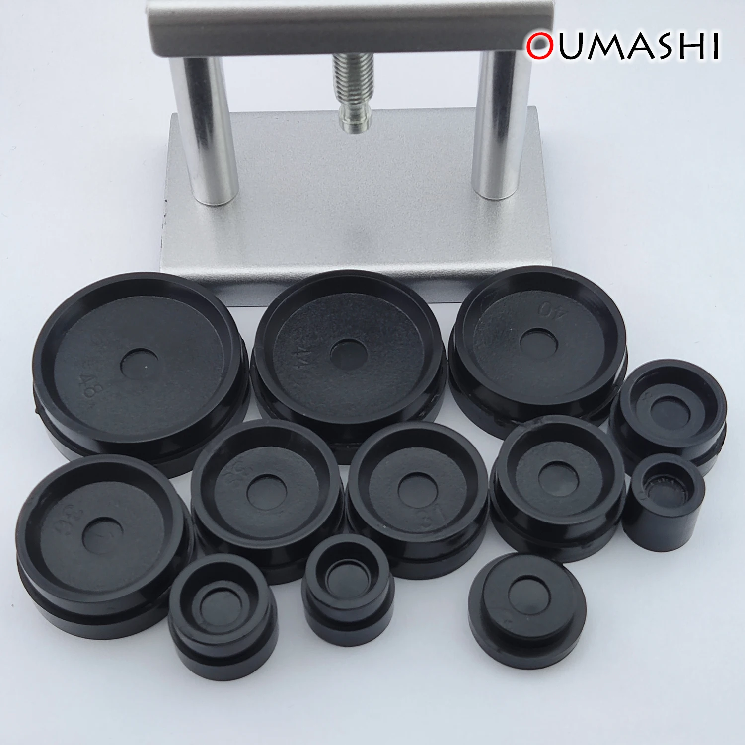 Set da 15 pezzi di accessori per orologi, strumenti per la pressione della cassa dell'orologio, strumenti di riparazione per la modifica dell'orologio