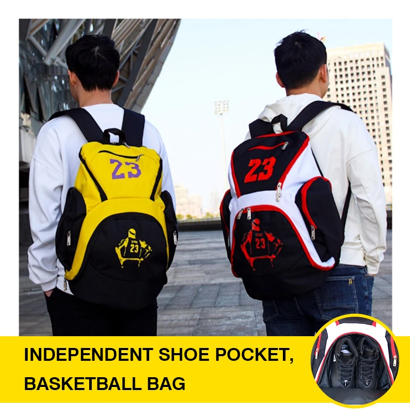 Mochila de baloncesto con logotipo personalizado, bolsa de entrenamiento de gran capacidad, personalización de personalidad, bolsa deportiva para