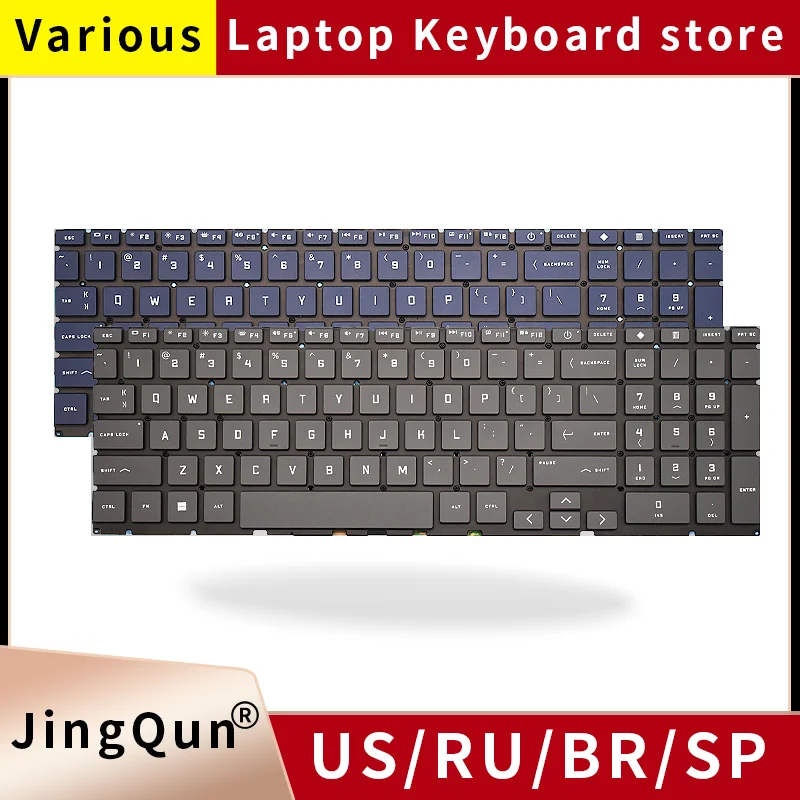 TPN-Q263 Q264 US Russian Backlit Keyboard for HP Victus 16-D 16T-D 16-E 16-D0010CA D0013DX 16-D0023DX e1044ax e1049ax V204346AS1