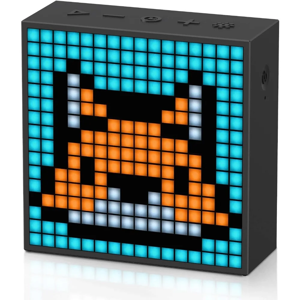 

TimeBox Evo -- Pixel Art Bluetooth Speaker with 16x16 LED Display APP Control - Cool Animation Frame & Gaming Room Setup