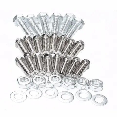 Högkvalitativa korta avgasrör i rostfritt stål för Chevy GMC Big Block V8 396 402 427 454 502 10 best sales 454 storblock Chevy - №8