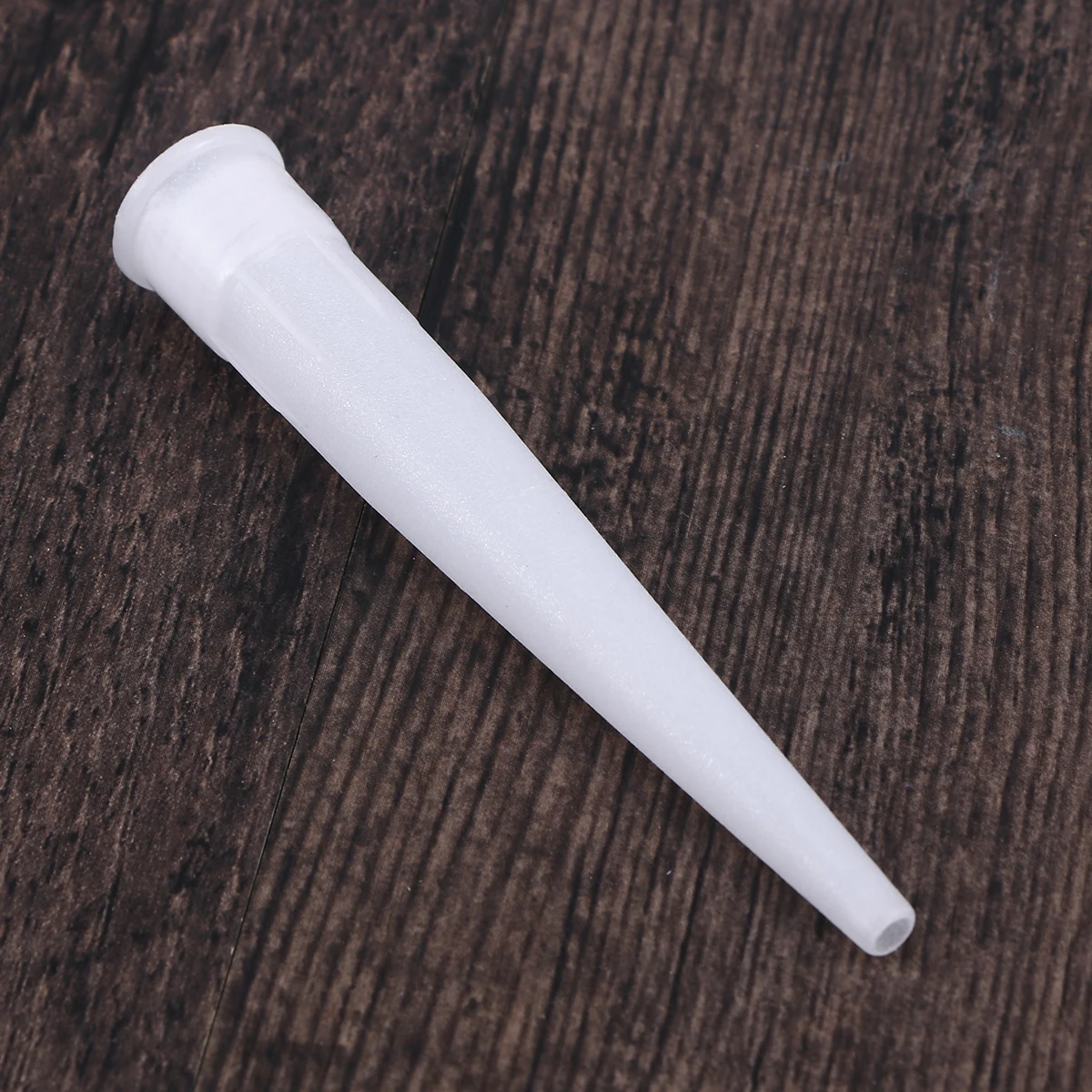 

100 Pcs Glass Nozzle Tubes Adhesive Caulk Applicator Tips White Plastic Disposable Nozzle Tube Supplies For Door Window