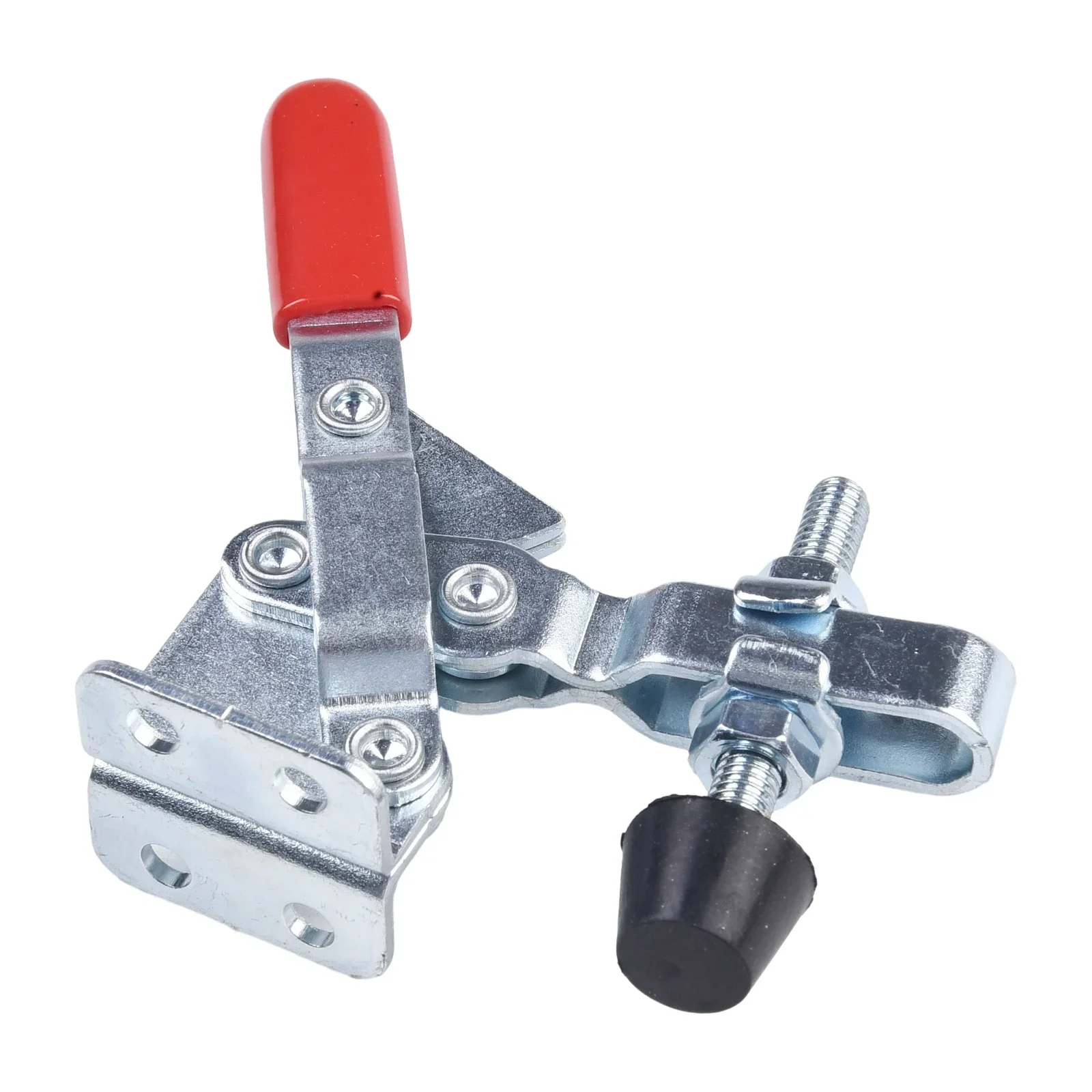 2 pçs GH-102B ferramenta de liberação rápida fixação rápida braçadeira de alternância 100kg 220lbs ferro galvanizado mão push pull braçadeira ferramenta para trabalhar madeira