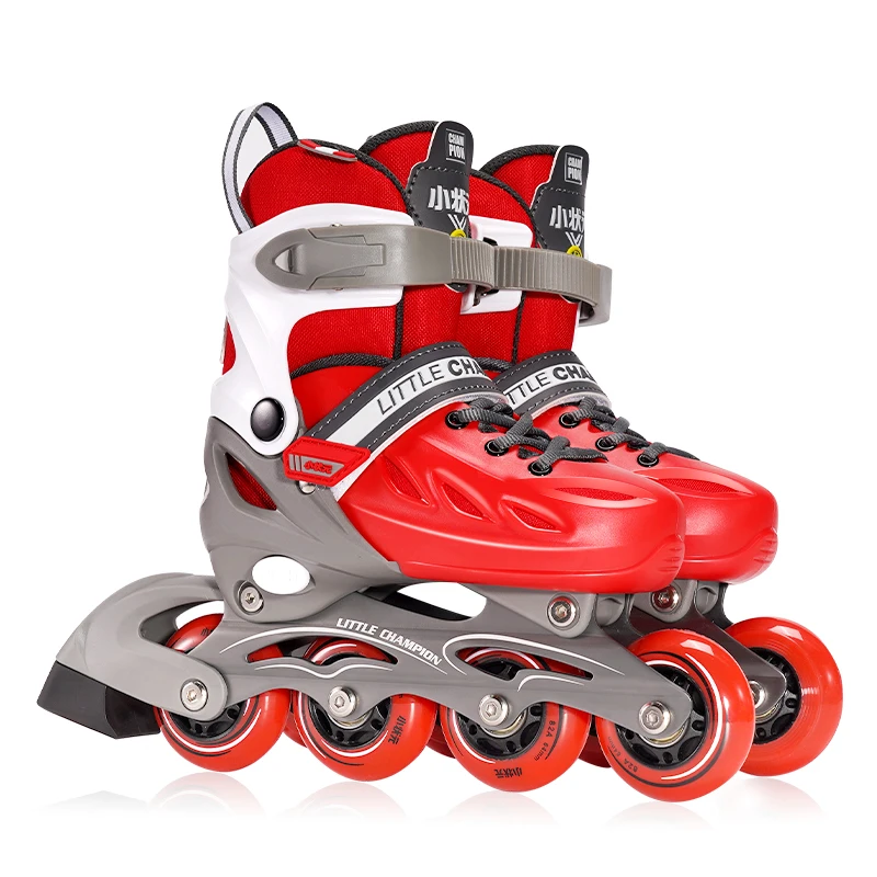 

Красочные регулируемые роликовые коньки для детей и взрослых, мигающие роликовые коньки, 4 колеса, рама из алюминиевого сплава 2,3 мм, прочные роликовые коньки на складе