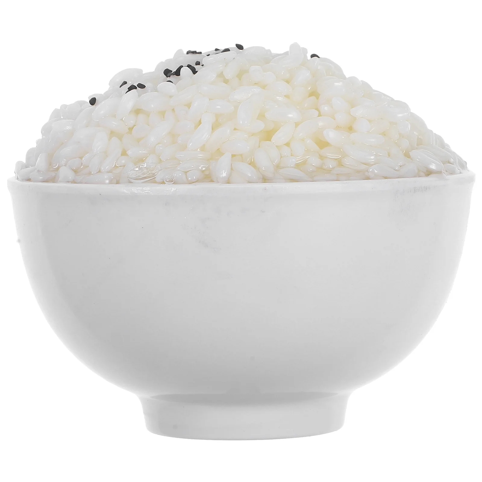 

Plastic Cooked Rice Decor Realistic Food Prop Home Decor Photography Props Simulated Steamed Rice Display Fake Food