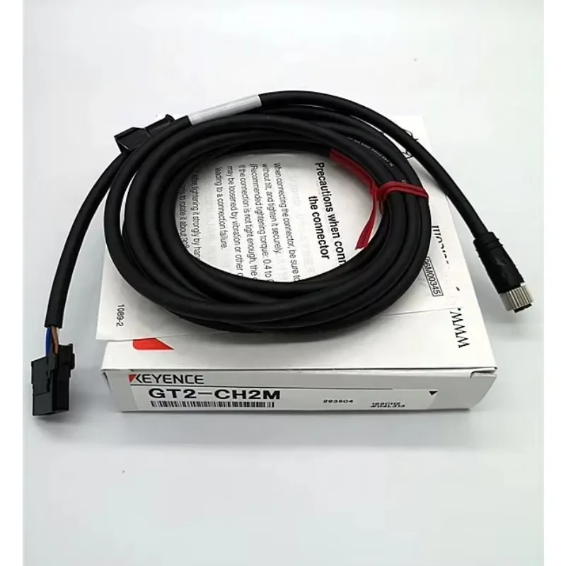 

Датчик контактный цифровой высокоточный KEYENCE GT2-CH2M, кабель для датчика, прямой тип, 2 м, новый оригинал