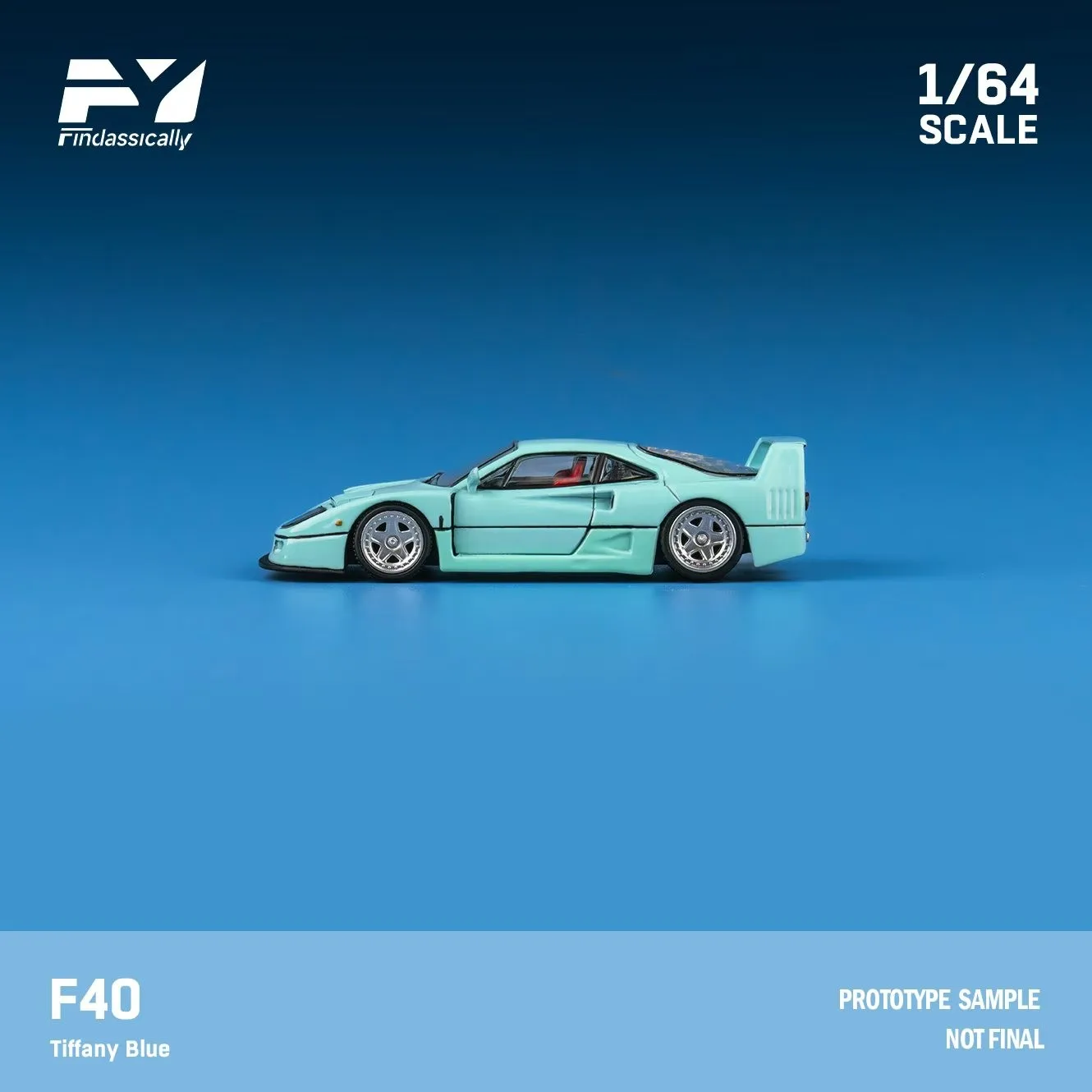 フィンクラシック 1:64 F40 ダイキャストモデルコレクション ギフト スケールモデルカー