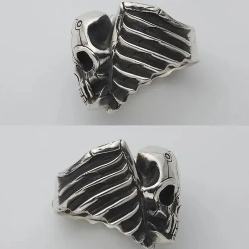 Vintage Kamen Rider Mashin Chaser Opening Ring for Men Women Masked Rider Metal Finger Rings Anime Fans Cos Jewelry Accessories