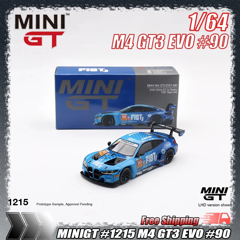 

В наличии Minigt 1108 # 1:64 M4 Gt3 №. Лимитированная серия 91: Реалистичная миниатюрная модель автомобиля из сплава, литая по