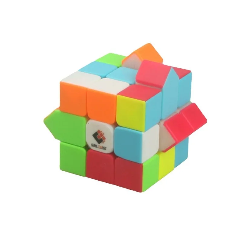 [Wisdom] Alien 3x3 Grado Cubo Liscio Senza Bigname 3x3 Grado Aspetto Variazione 3X3 Palazzo Cubo Puzzle Giocattolo Per Il Tempo Libero Regalo
