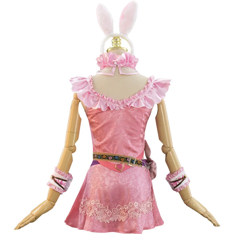 نفس الملابس آذان أرنب تأثيري Xiaowu فستان الأميرة فستان القماش لطيف دعوى النساء فستان Douluo Dalu الرقص تأثيري الملابس