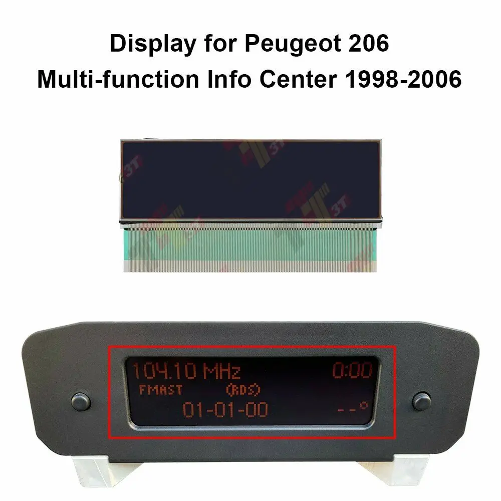 

LCD Display Screen for Peugeot 206 and 307 Multi-function Info Center