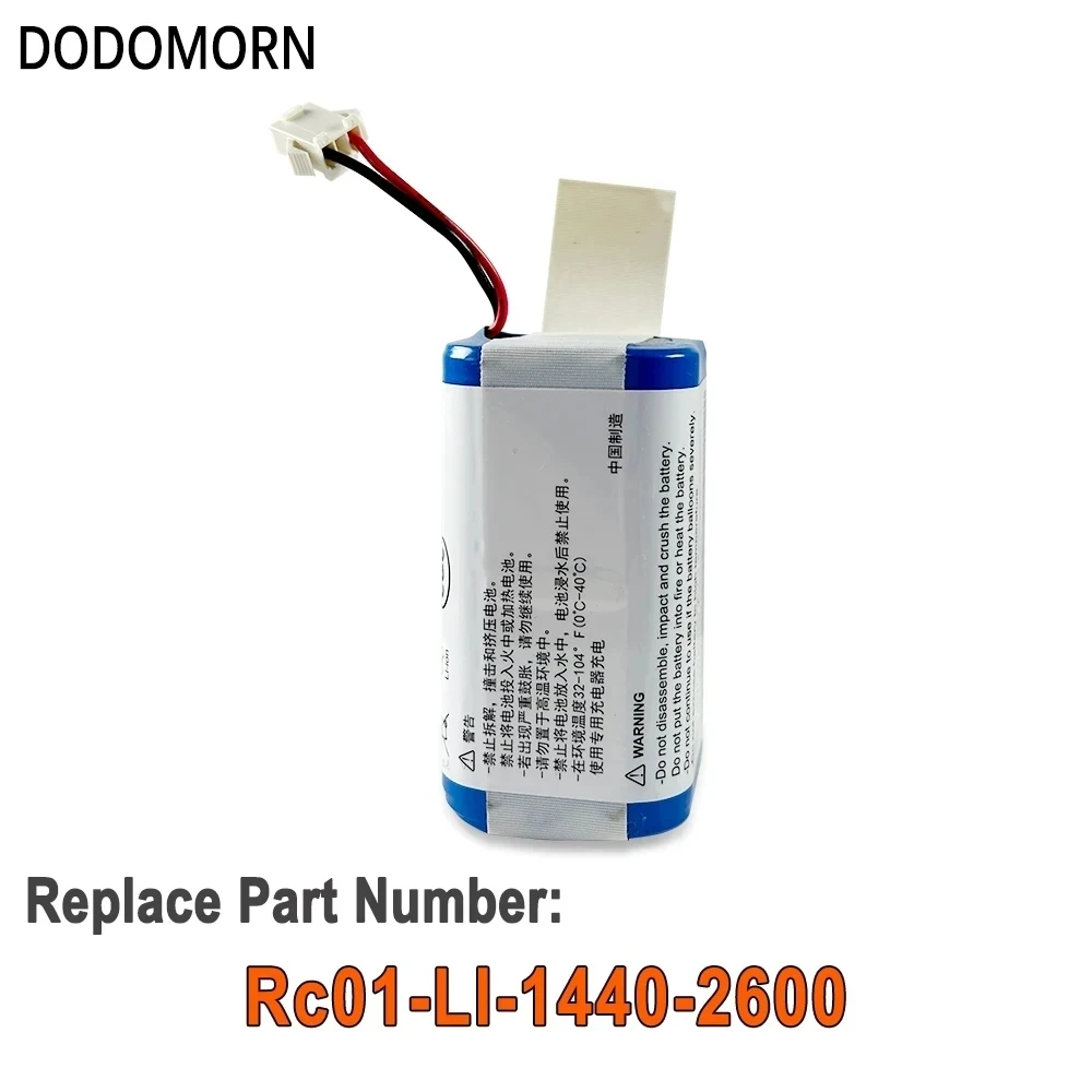 New Internal Battery RC01-li-1440-2600 For ECOVACS Sweeping Robot U2,U2Pro,U2power,DS625,DGN22,DGN22-11,DO35,DH621 2600mAh 14.4V