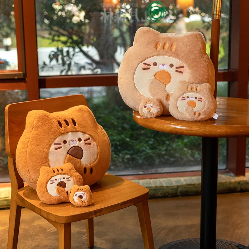 Neue Kawaii Tiger Haut Kuchen Kätzchen Plüsch Spielzeug Weiche Bequeme Nette Cartoon Katze Anhänger/Puppe/Kissen Schöne schlüsselbund Wohnkultur