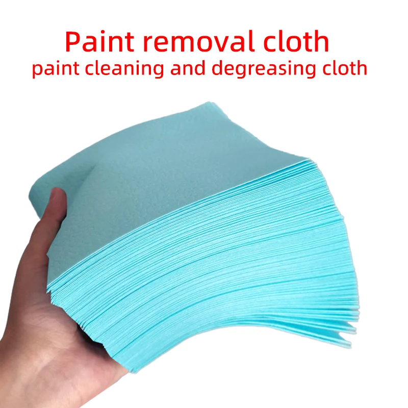 

Paint removal cloth, car paint cleaning and degreasing cloth, oil and water absorbing non-woven wiping cloth