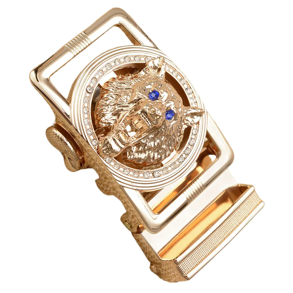 

Wolf Head For Men Retro Metal Lightweight Replacement Waist Belt Buckle Simple Design Jeans Belt Buckle Costume Accessory