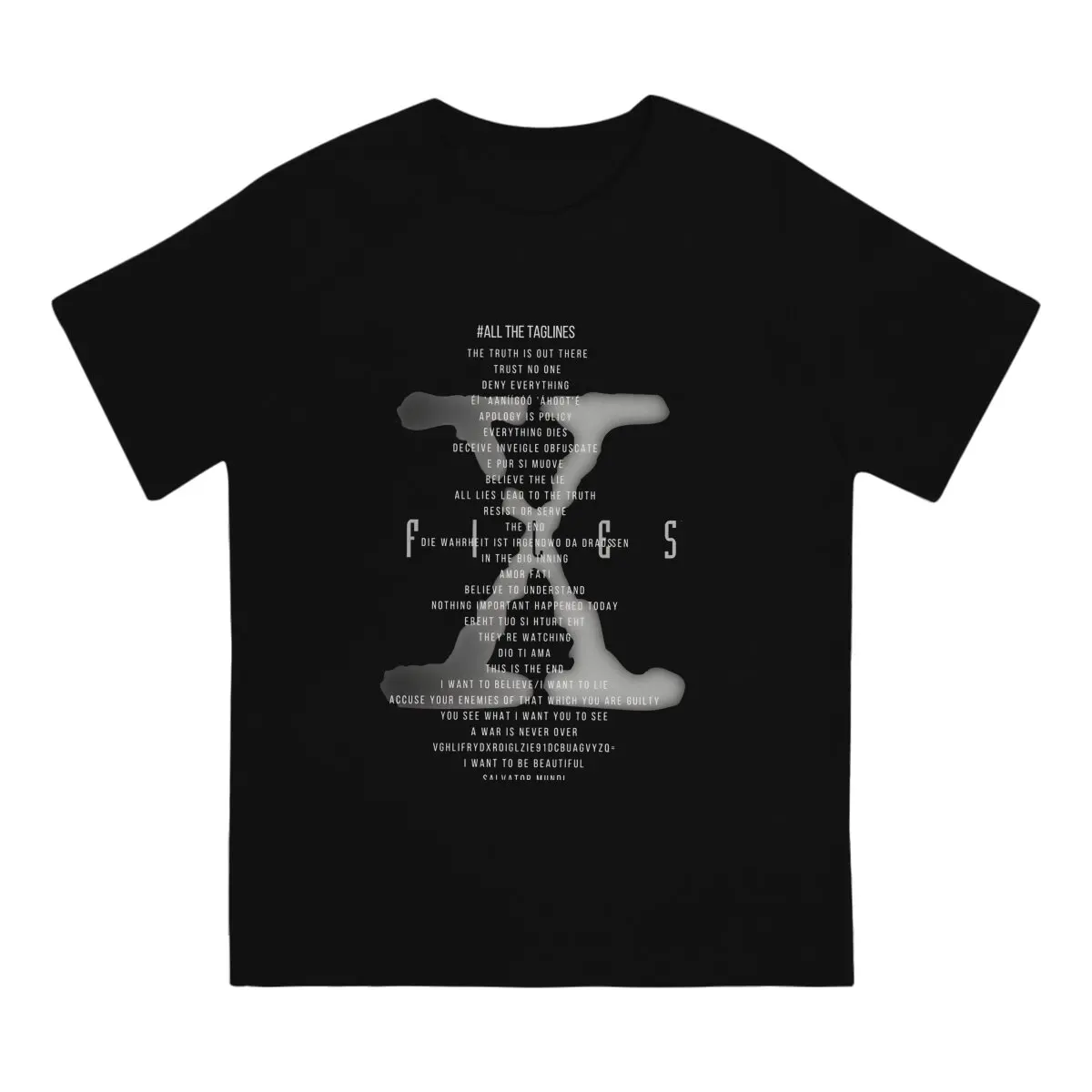 X Files Poster Special TShirt The X Files Casual T Shirt Hot Sale T-shirt For Men Women