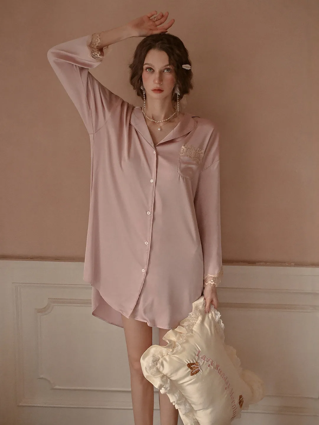 camicia-da-notte-sexy-in-pizzo-patchwork-stile-camicia-abbigliamento-da-casa-da-donna-pure-desire-vestibilita-ampia-maniche-lunghe-colletto-risvoltato-quattro-stagioni-unisex