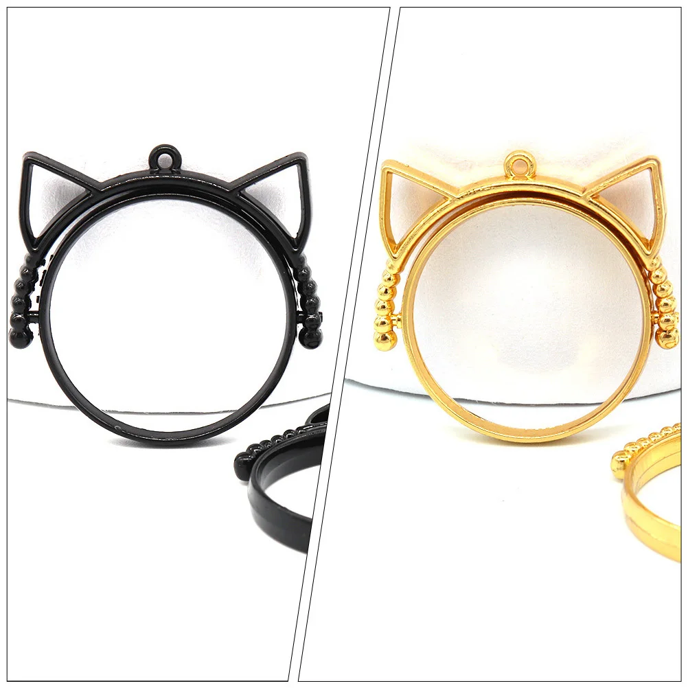 

25 шт., полые формы для подвесок для ожерелья, брелок, украшения, принадлежности для самостоятельного изготовления, открытый ободок, открытые подвески, полый ободок