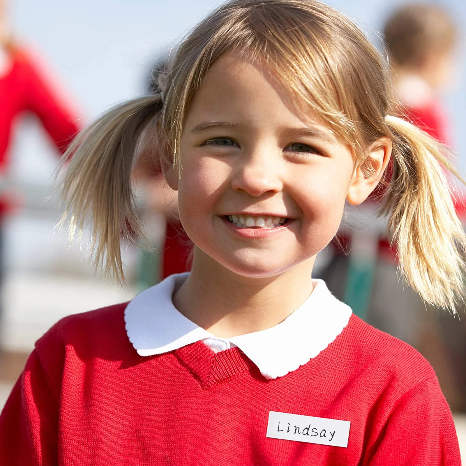 

1 Roll Non-Woven Writable Clothing Labels Fabric Size Label for T-Shirts Coats Practical Gift Retailers Size Labels