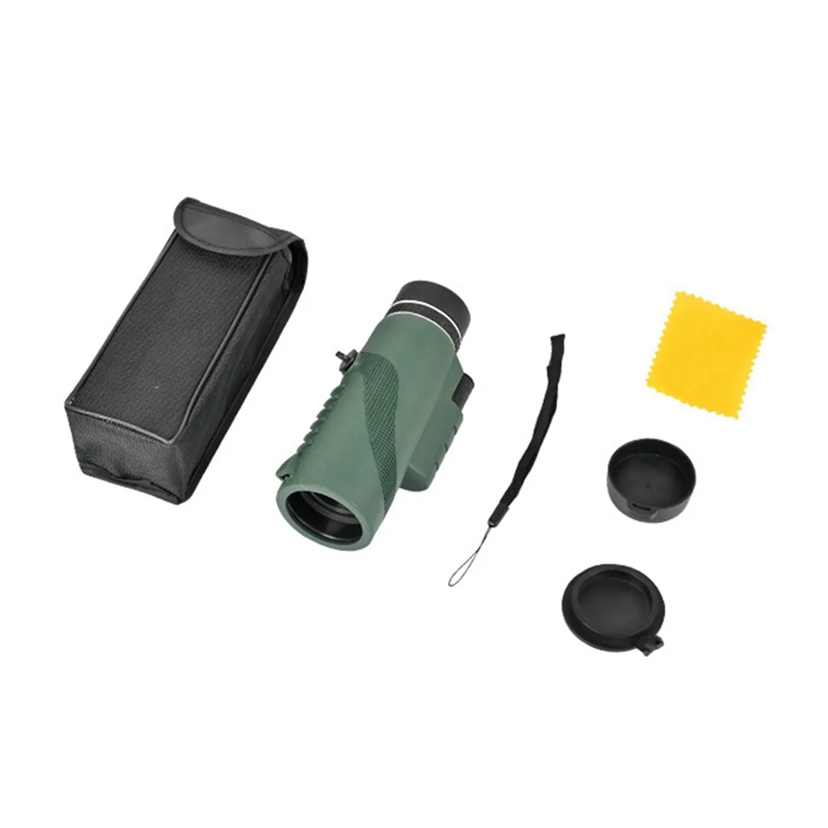 

ABMO Monoscope 8 Times Mirror 8 Times Magnification Outdoor Equipment Hand-Held Monocular Glasses Green