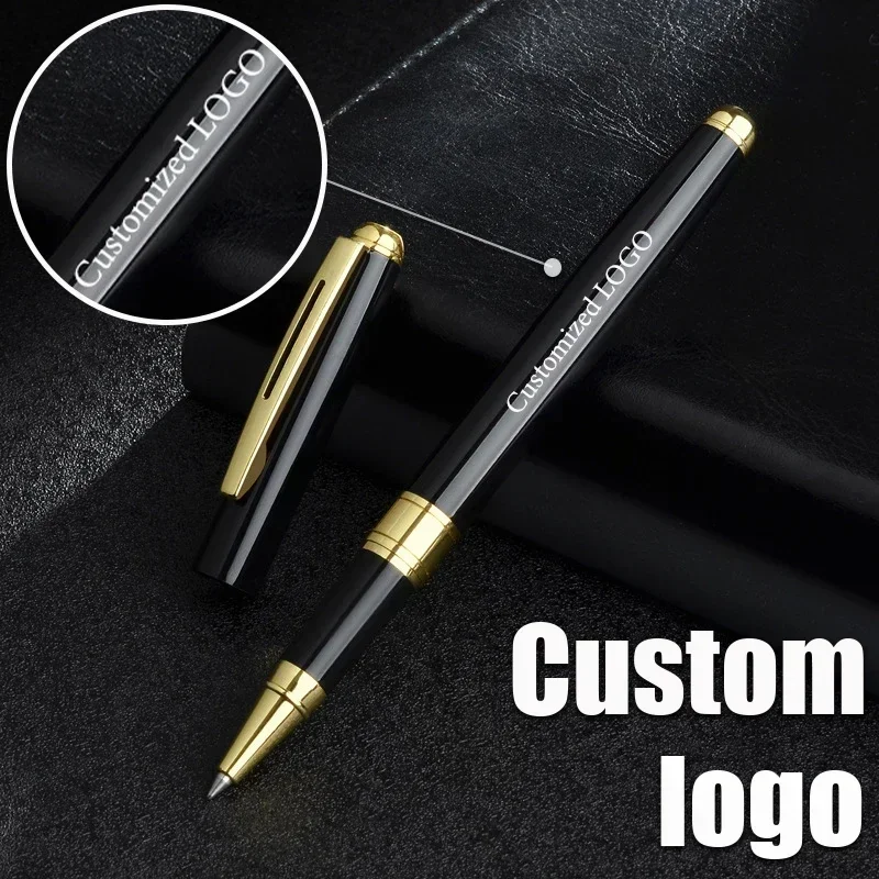 

New High-end Business Office Metal Signature Pen Custom Logo Writing Stationery Ballpoint Pen Advertising Gift Wholesale