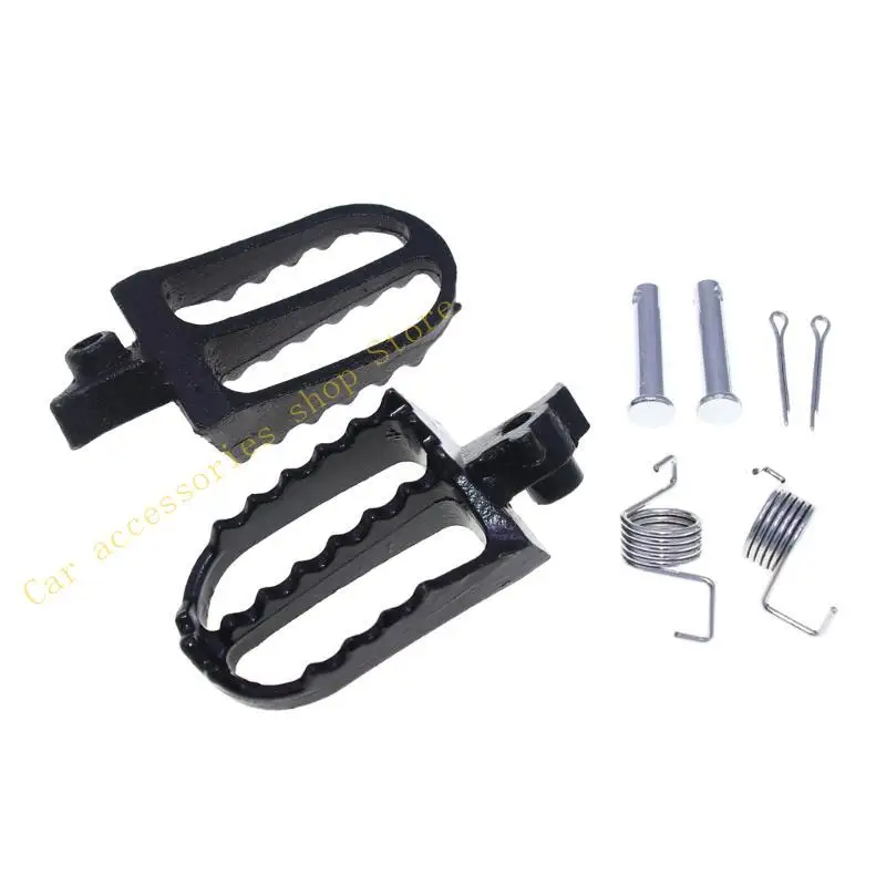 

T21E Iron Foot Pegs Motorcycle Dirt Bike Foot Pegs Quick Installation for T2 T8