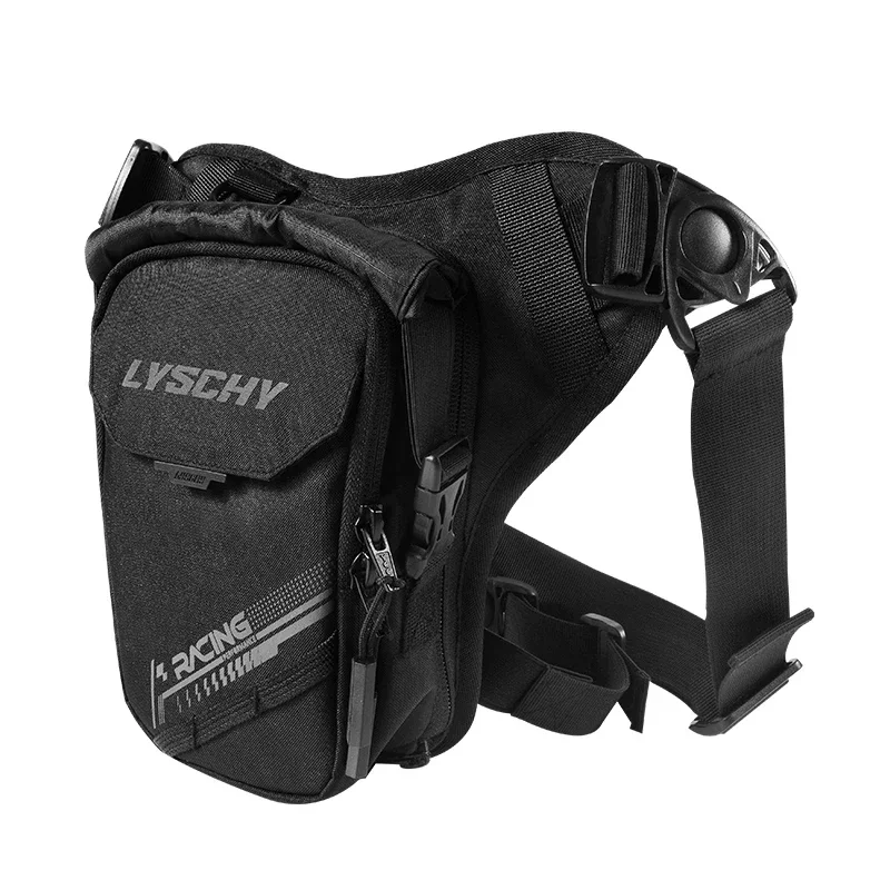 LYSCHY Motorcycle Riding Leg Bag Motocross Night Reflective Bag Motociclista 300D Oxford Waterproof Storage Bag Moto Leg Bag