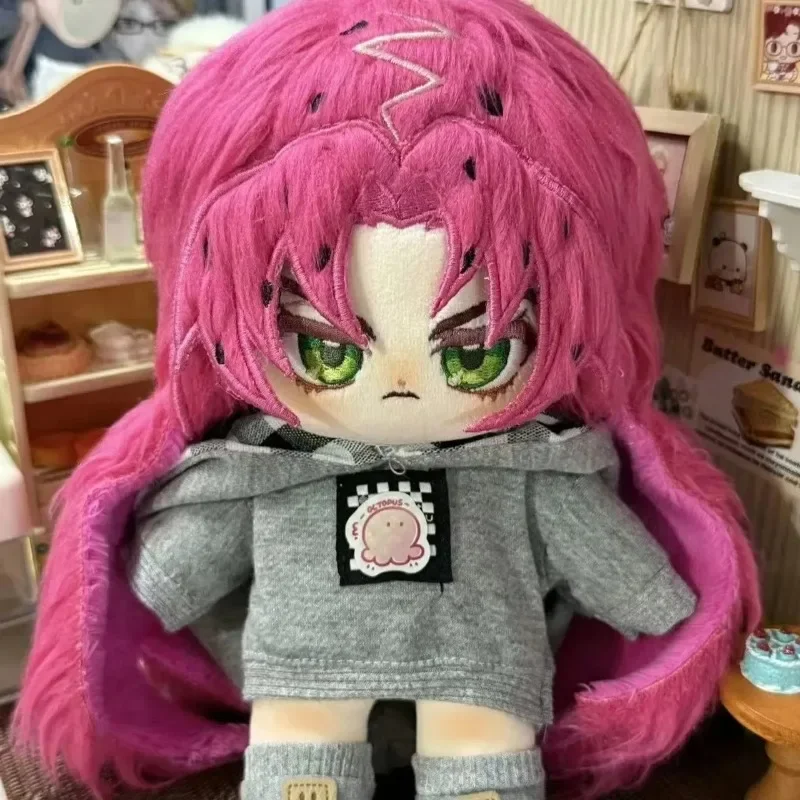 20CM JoJo's Bizarre Adventure jeu Diavolo mignon peluche poupée corps habiller jouets en peluche poupées figurines cadeau pour adultes et enfants