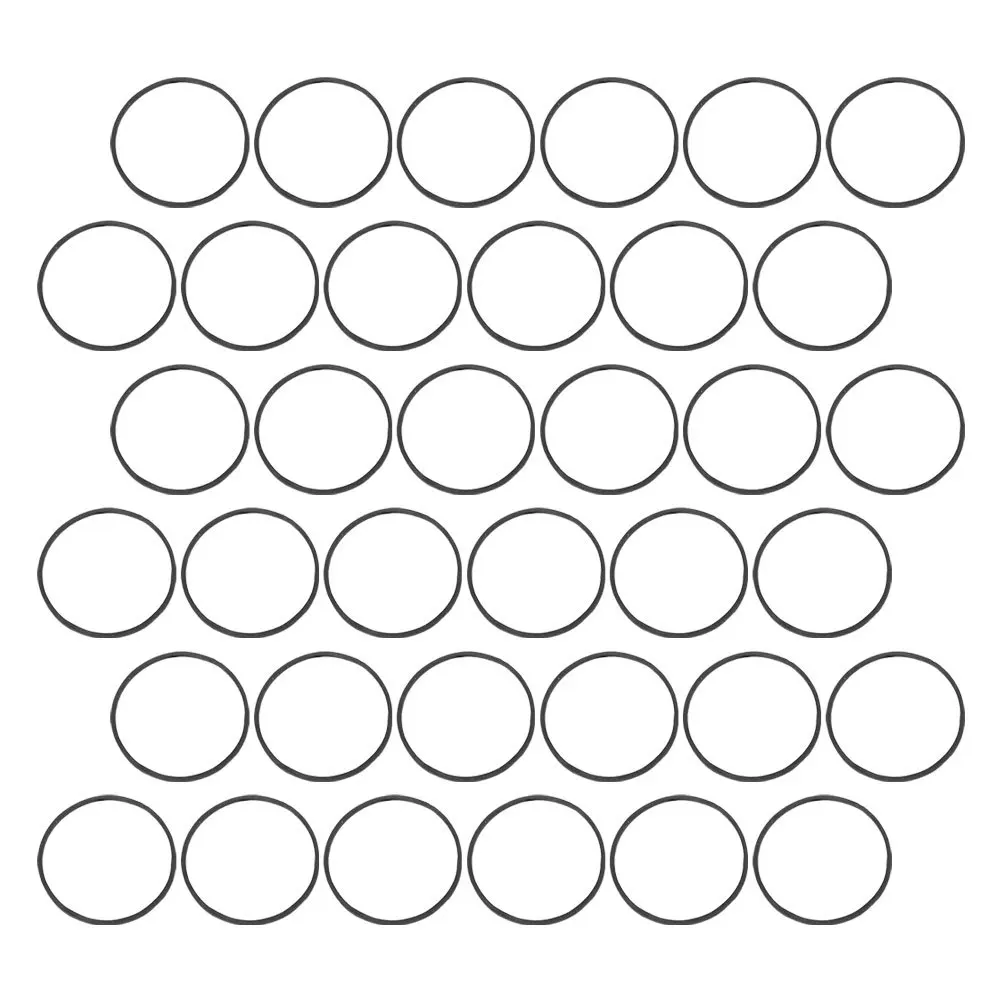 

200Pcs Tattoo Machine Elastic Rings Black Rubber Bands Superior Tension Reduced Vibration Compatible with Multiple Models