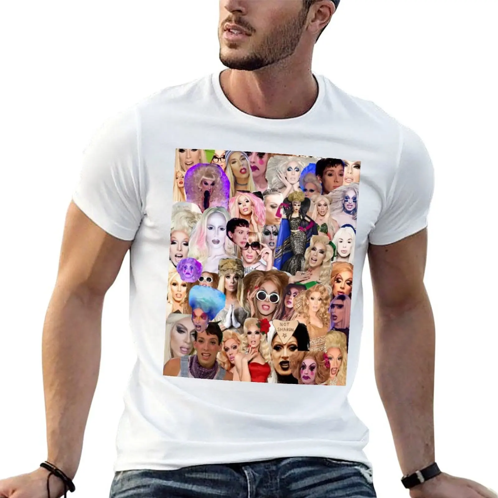 Alaska Collage T-Shirt Big and Tall Casual T-Shirt