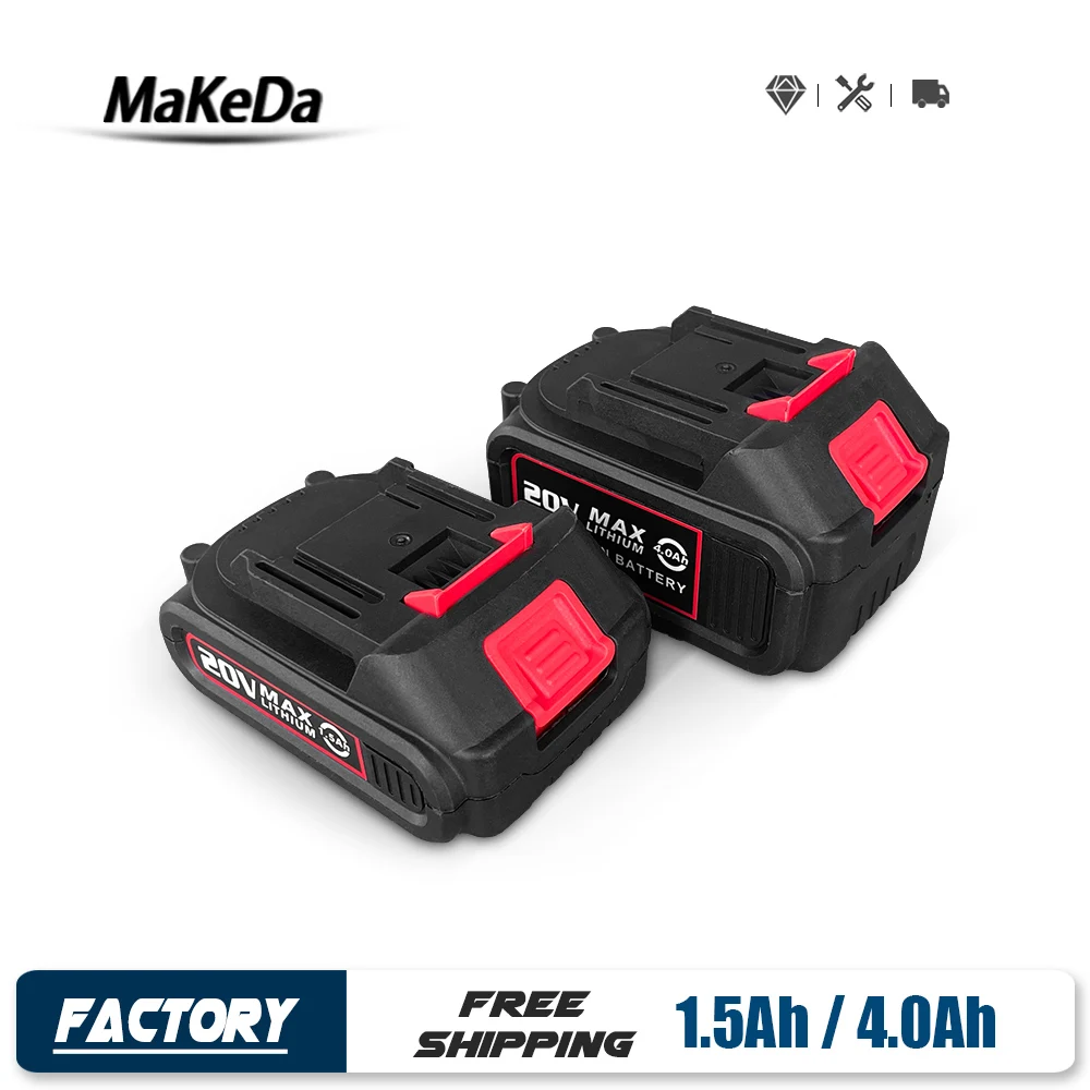 

Rechargeable Large Capacity Li-ion Battery 20V with Charger Li-ion Series Power Tool Accessories