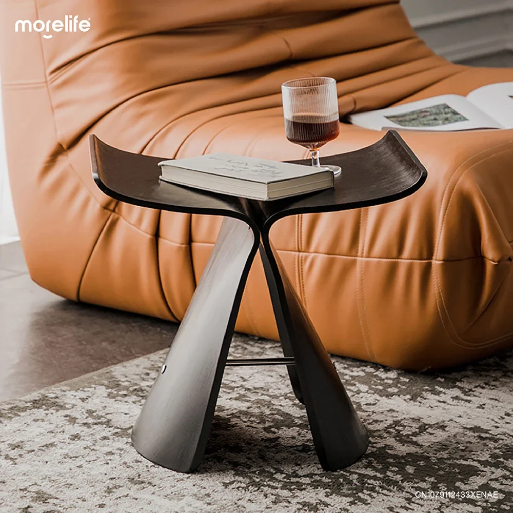 Living Room Sofa Side Table Minimalist Style Living Room Butterfly Coffee Table Shoe Changing Stool Low Bench Home Furniture