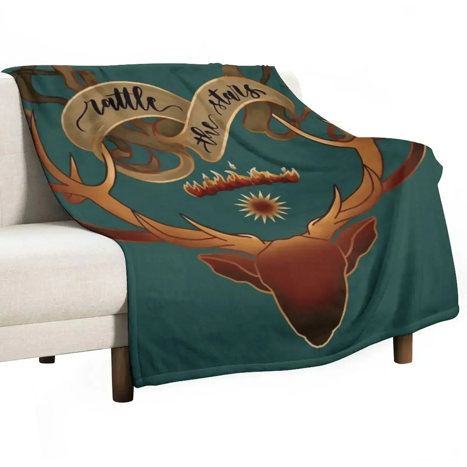 Rattle the stars - Throne of Glass Throw Blanket Decorative Throw Flannel Warm Furrys Blankets