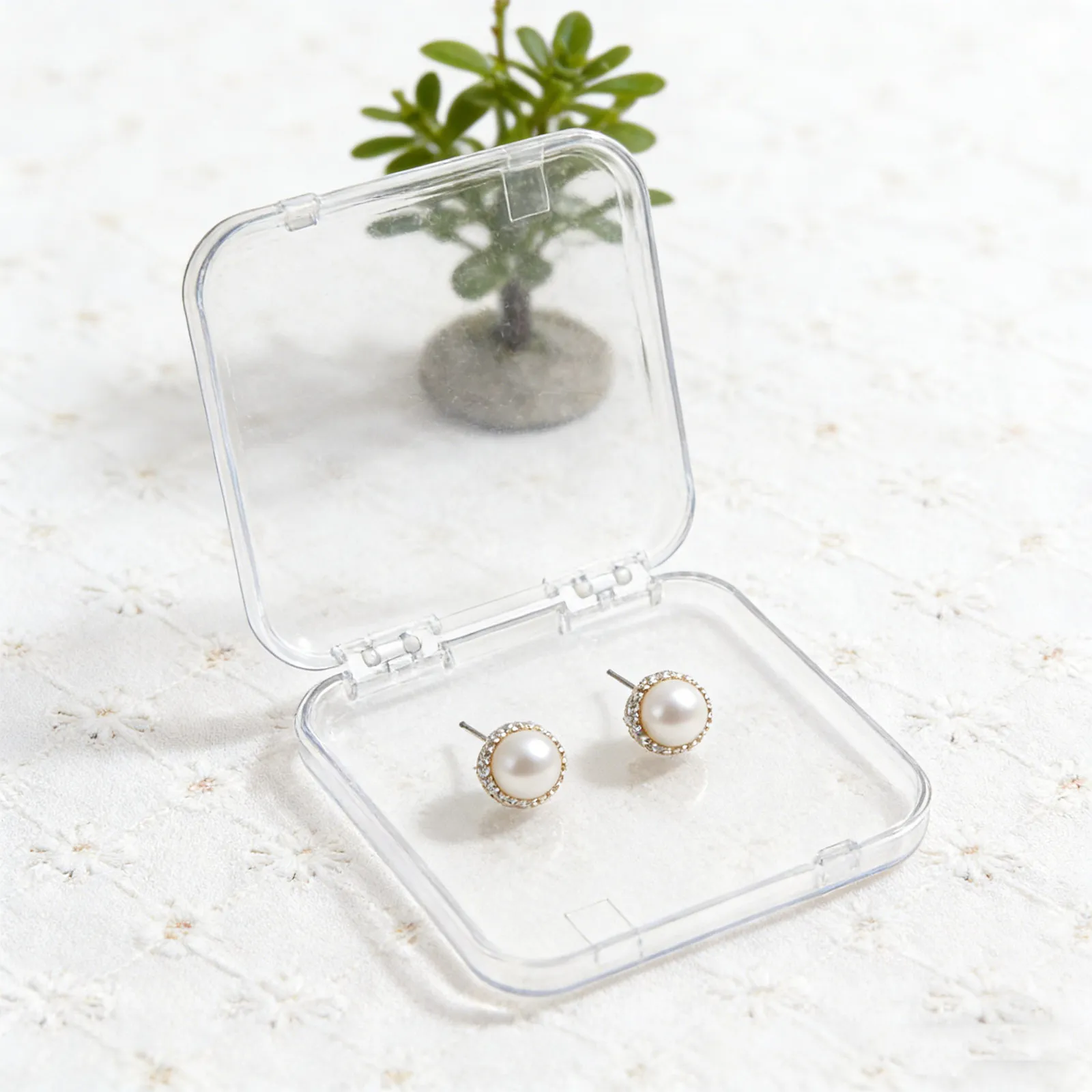 

Набор из 13 прозрачных дорожных органайзеров для украшений: портативные пластиковые контейнеры для хранения, маленькие штабелируемые коробки для серег и ожерелий