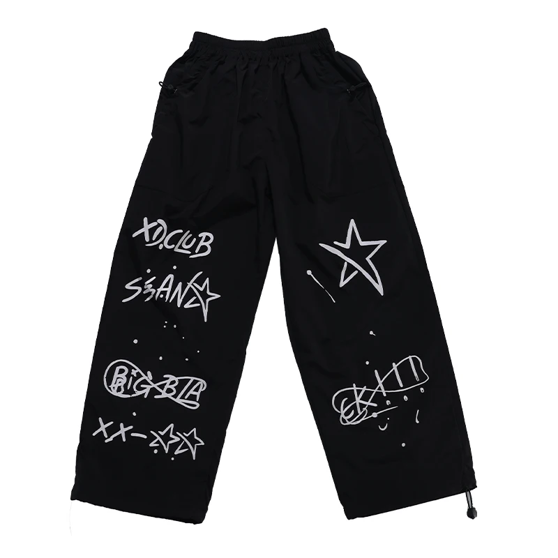 Nuove ragazze Hip Hop Street Dance Costume Rosso Crop Top Pantaloni larghi Performance Abiti da ballo moderni Set Gruppo Jazz Stage Outfit