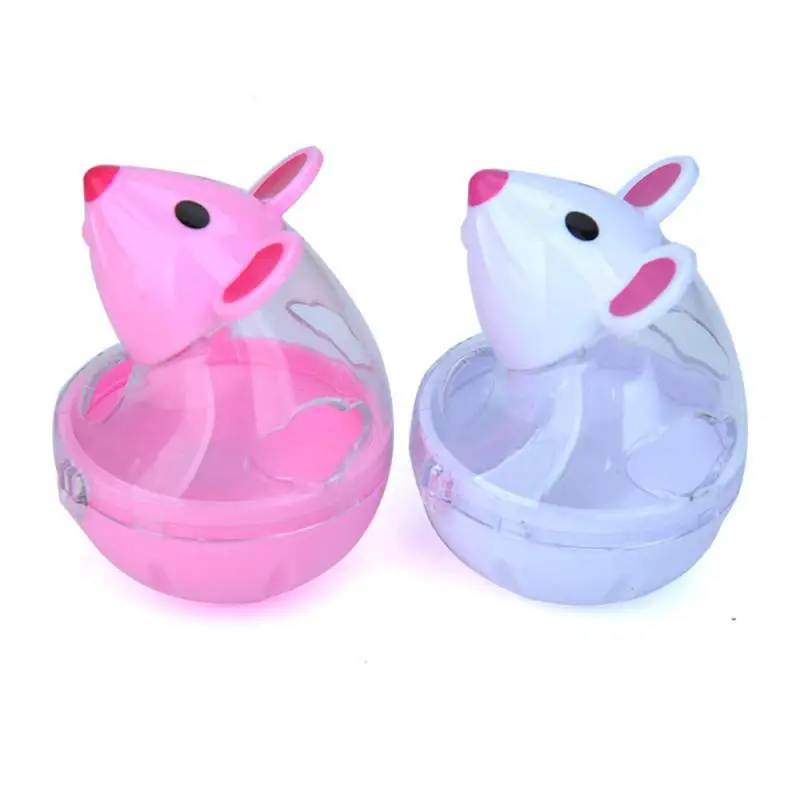 Food Dispenser Treat Toy Interesting Plastic Beautiful Tumbler Design Exercise Training Toys Pet Cat Bowl Feeding Toys Fun