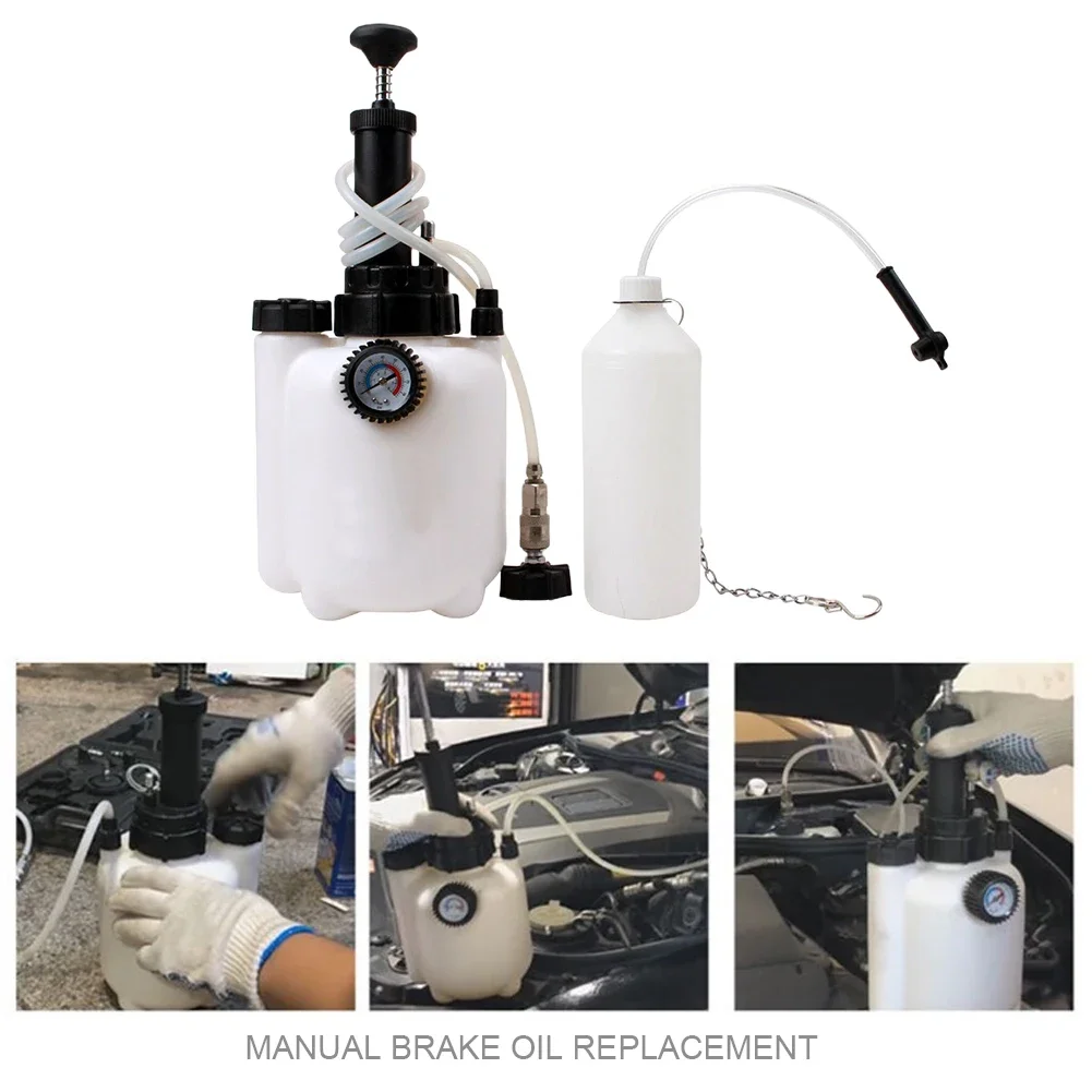 

3L Car Brake Bleeder Clutch Bleeding System Fluid Bleeder Tool Kit Suitable for Mercedes BMW Ford VW Mazda Mondeo Volvo Chery