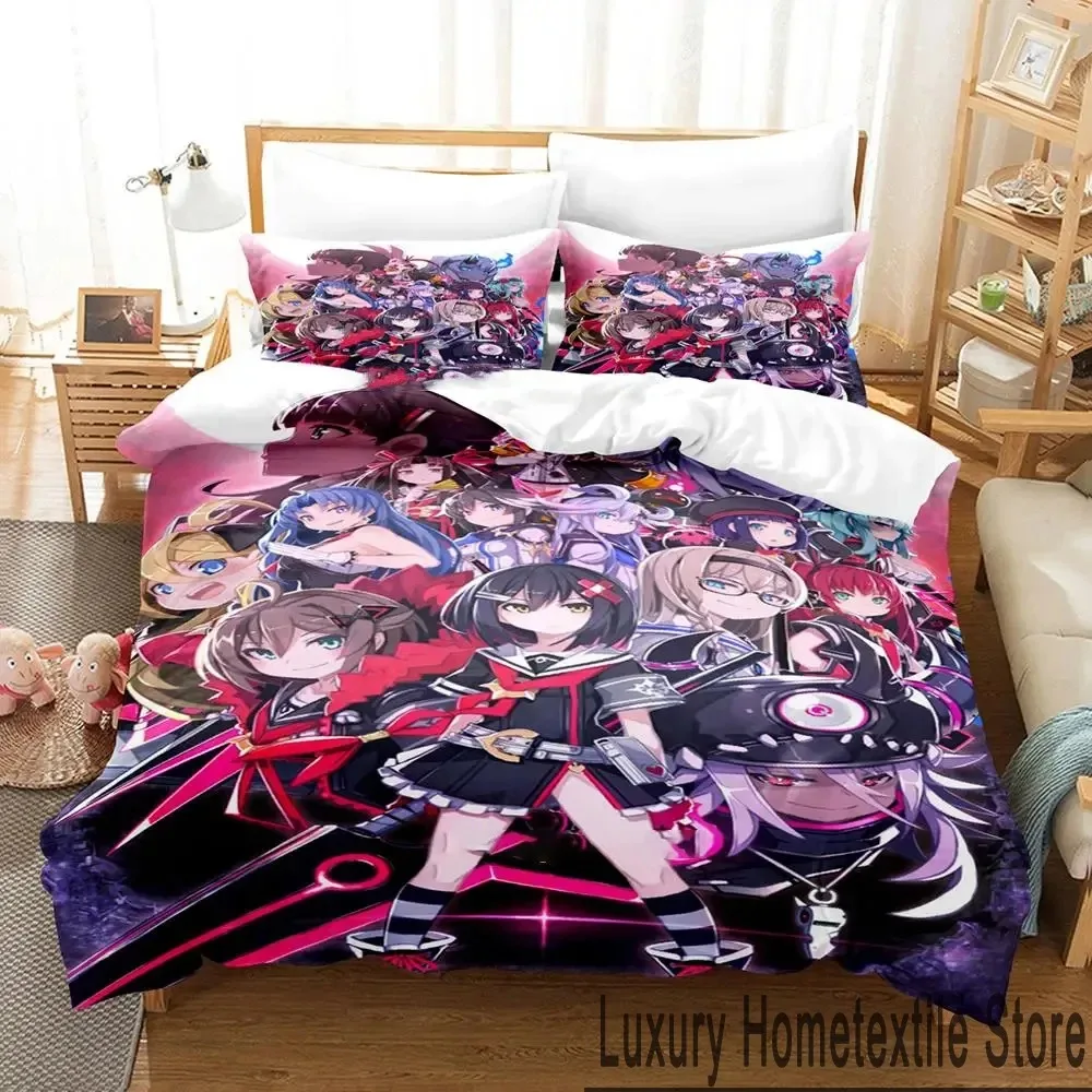 Anime Mary Skelter Finale Bedding Set Boys Girls Twin Queen King Size Duvet Cover Pillowcase Bed boys Adult Home Textileextile