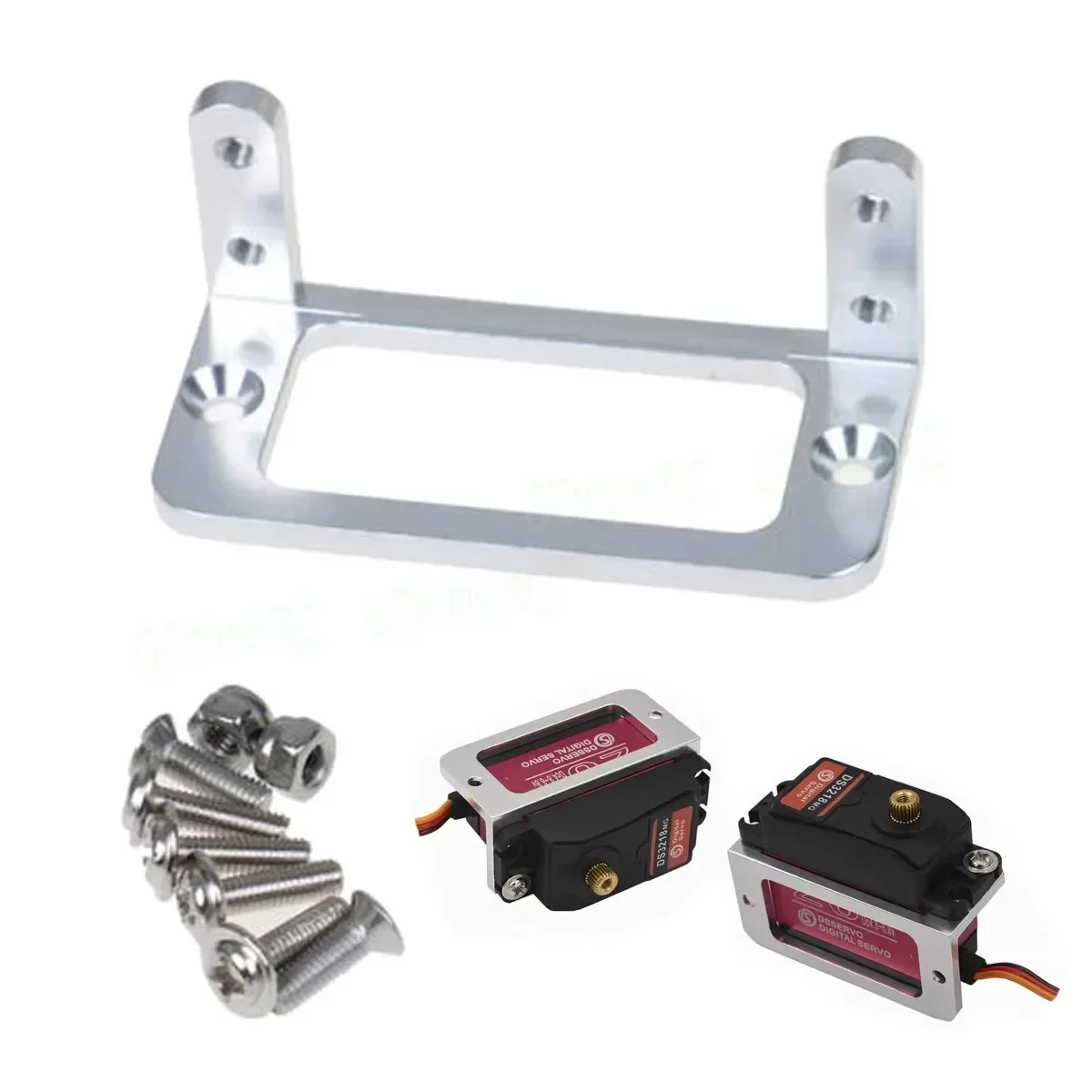 Support de Servo en Alliage d'Aluminium pour Avion, Bateau, Voiture RC, S3003, MG995, Nouveau, 1 Ensemble