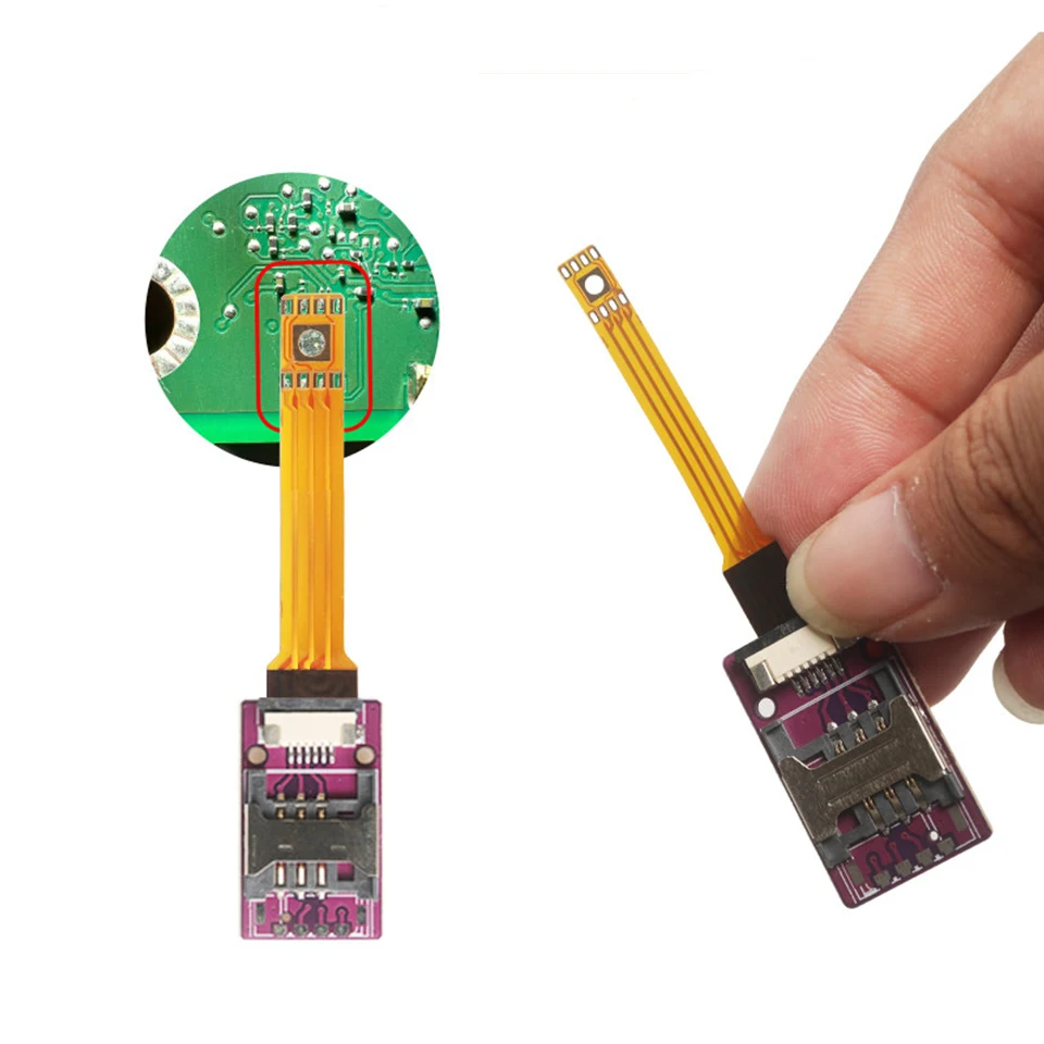 

Адаптер для eSIM на SIM-карту, термостойкий, 5*6 мм, для модификации Wi-Fi чипа, пайка, внешнее расширение, конвертация