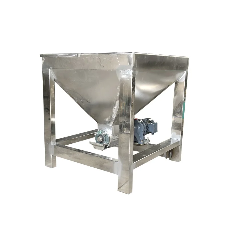 Stainless steel batching machine, adding powder feeder, soybean meal screw feeder