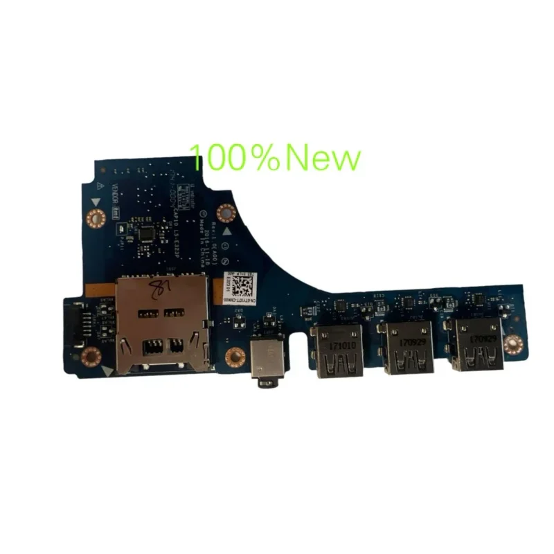 For DELL Precision 7720 USB Board Audio Board With CAP10 LS-E323P CN-0TYX7T 0TYX7T TYX7T Original