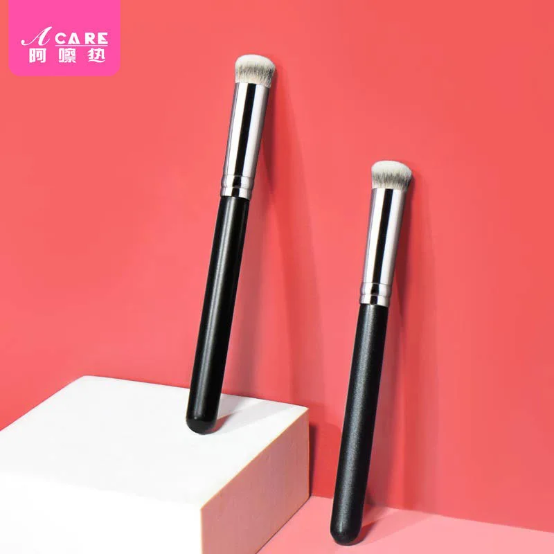 DX01/Foundation Brush/B1PQ0-Round Head Concealer Brush Portable Clothes Novice Soft Hair Makeup Brush Stickers and Skin